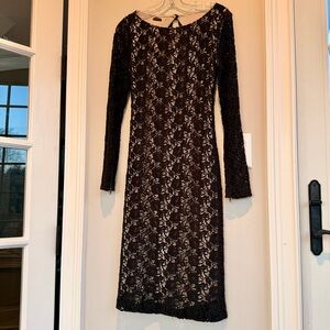 Stunning Black Midi Dress